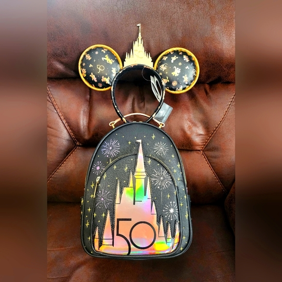 Loungefly Handbags - ✨️✨️NWT Authentic Disney Parks Loungefly & Ears Bundle!!! ✨️✨️